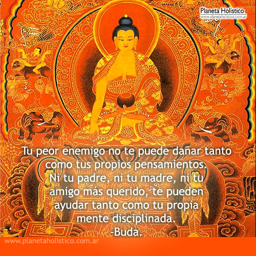 Frase de Buda - Ni tu peor enemigo