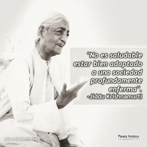 Frase de Krishnamurti