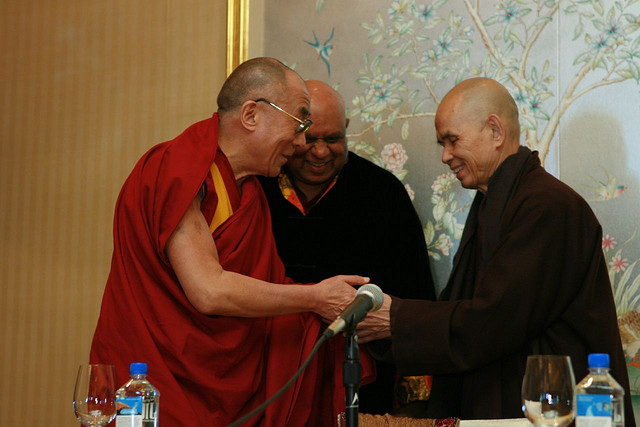 Dalai Lama y Thich Nhat Hanh