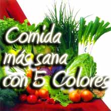 Comida con 5 Colores o Dieta de los 5 Colores