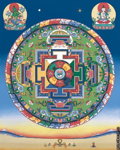 Mandala de Avalokiteshvara - Chenrezig - Buda de la Compasión